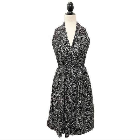 Hugo Boss Black and White Silk Dress size 2 - Picture 1 of 13